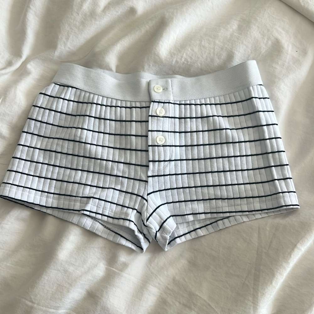 Brandy Melville Striped Boxer Shorts